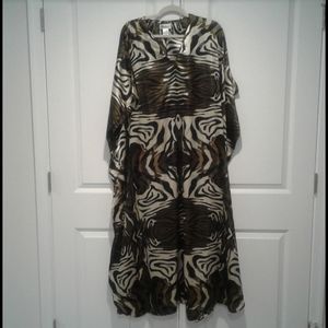 Caftan Mumu Olive/Black Lounge Wear